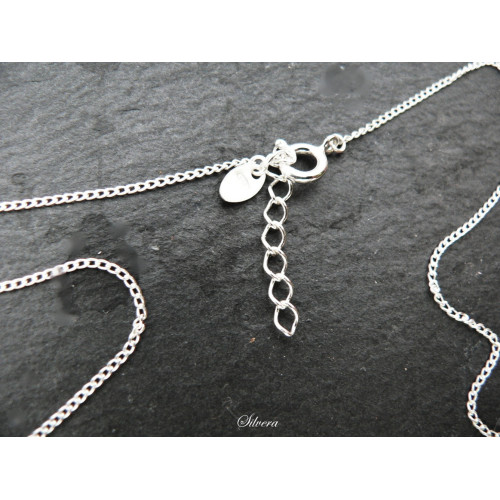 Stříbrný náhrdelník Aura Křišťál, 3 křišťálky, stříbro ryzost 925/1000