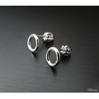 Stříbrné naušnice Roues, kolečka přímo na ucho, stříbro ryzost 925/1000