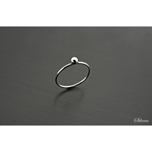 Stříbrný prsten basic Minimalist, stříbro ryzost 925/1000