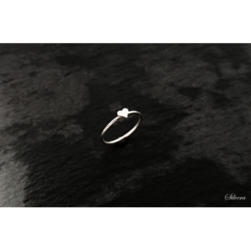 Stříbrný prsten srdíčko Heart mini, stříbro ryzost 925/1000