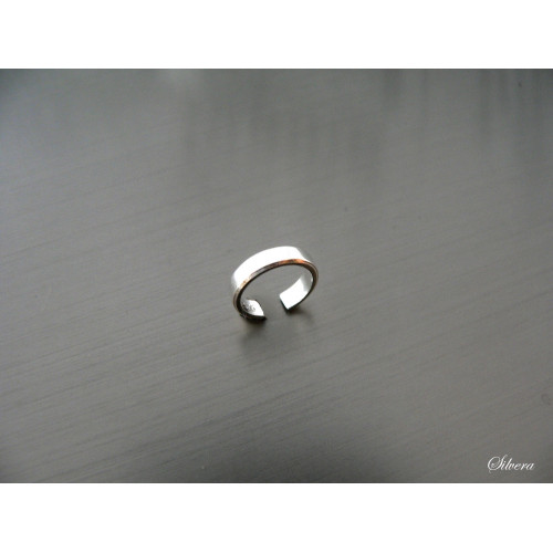 Stříbrný kroužek na ucho Earcuff, stříbro ryzost/1000
