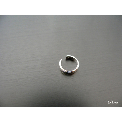 Stříbrný kroužek na ucho Earcuff, stříbro ryzost/1000