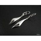 Stříbrné naušnice visací, stříbro ryzost 925/1000