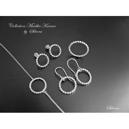 Stříbrný prsten Marbles, stříbro ryzost 925/1000